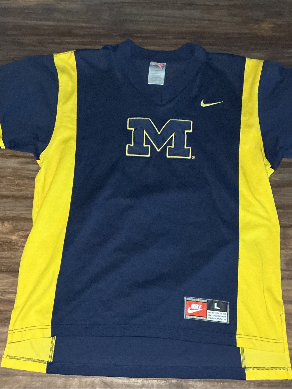 90s Nike Michigan Warm Up Size L